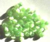 50 4mm Round Light Green Fiber Optic